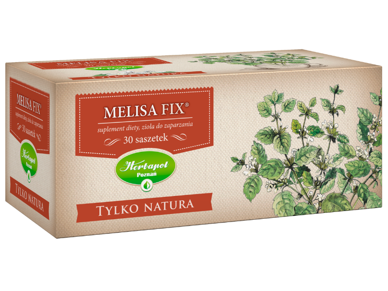 Melisa Herbapol Fix Tylko Natura, saszetki do zaparzania, 30 szt.