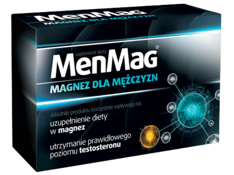 MenMAG magnez dla mężczyzn, tabletki, 30 tabl.