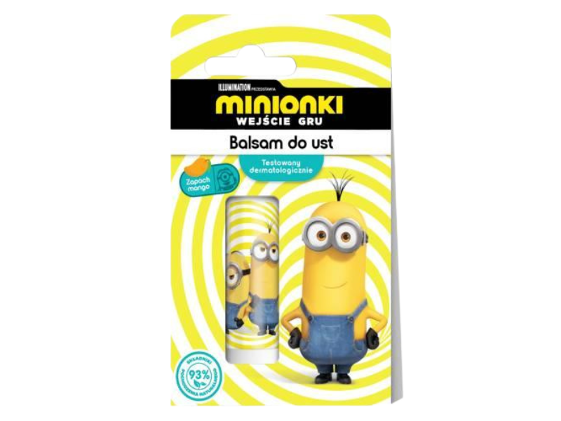 Minionki Balsam do ust Mango, 4,4 g