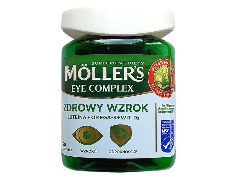 Moller’s Eye Complex, kapsułki, 60 kaps.