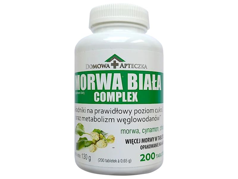 Domowa Apteczka Morwa Biała Complex, tabletki, 200 tabl.