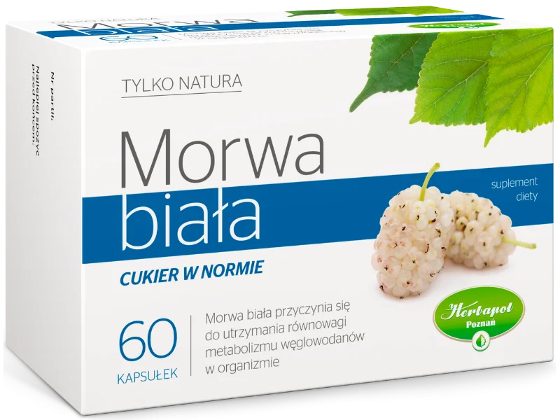 Herbapol Poznań Morwa biała, kapsułki, 60 kaps.