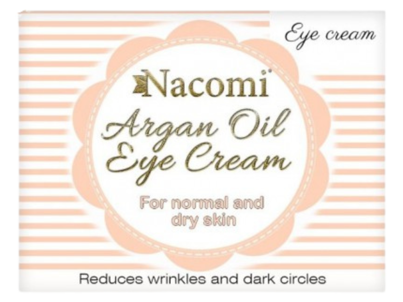 NACOMI Argan Oil Eye Cream Krem pod oczy z olejkiem arganowym, 15 ml