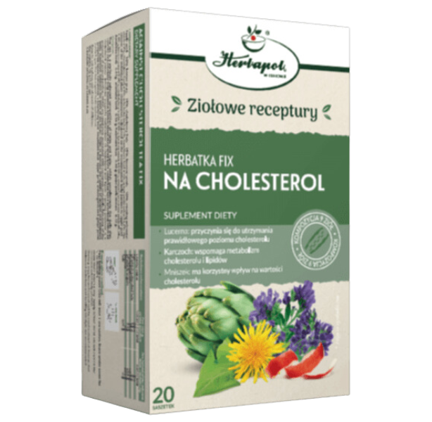 Herbapol Herbatka Fix na cholesterol, saszetki, 20 sasz.