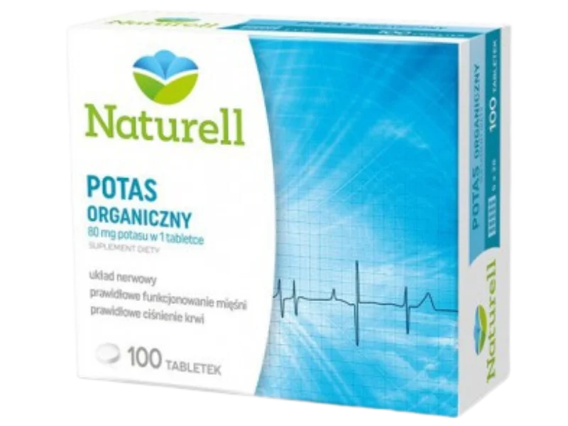 Naturell Potas Organiczny, tabletki, 100 tabl.