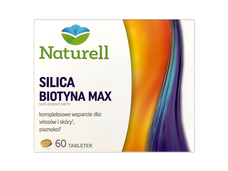 Naturell Silica Biotyna Max, tabletki, 60 tabl.