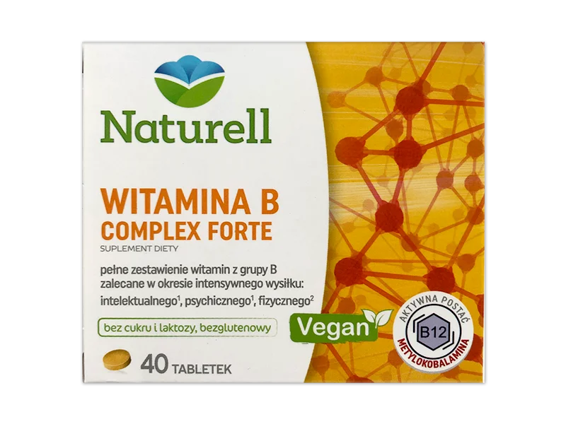 Naturell Witamina B Complex Forte, tabletki, 40 tabl.
