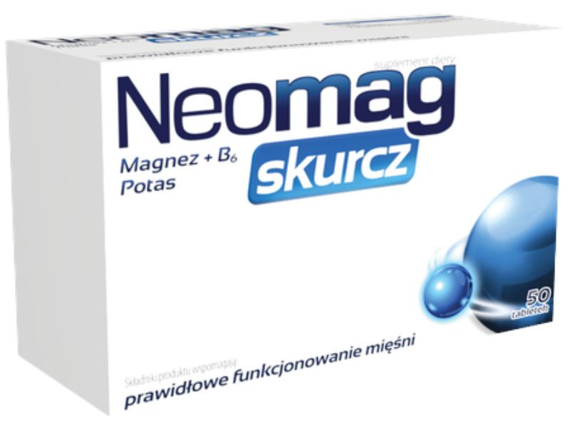 NeoMag Skurcz, tabletki musujące, 50 tabl.