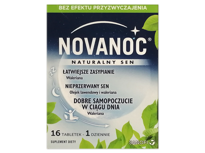 Novanoc naturalny sen, tabletki, 16 tabl.