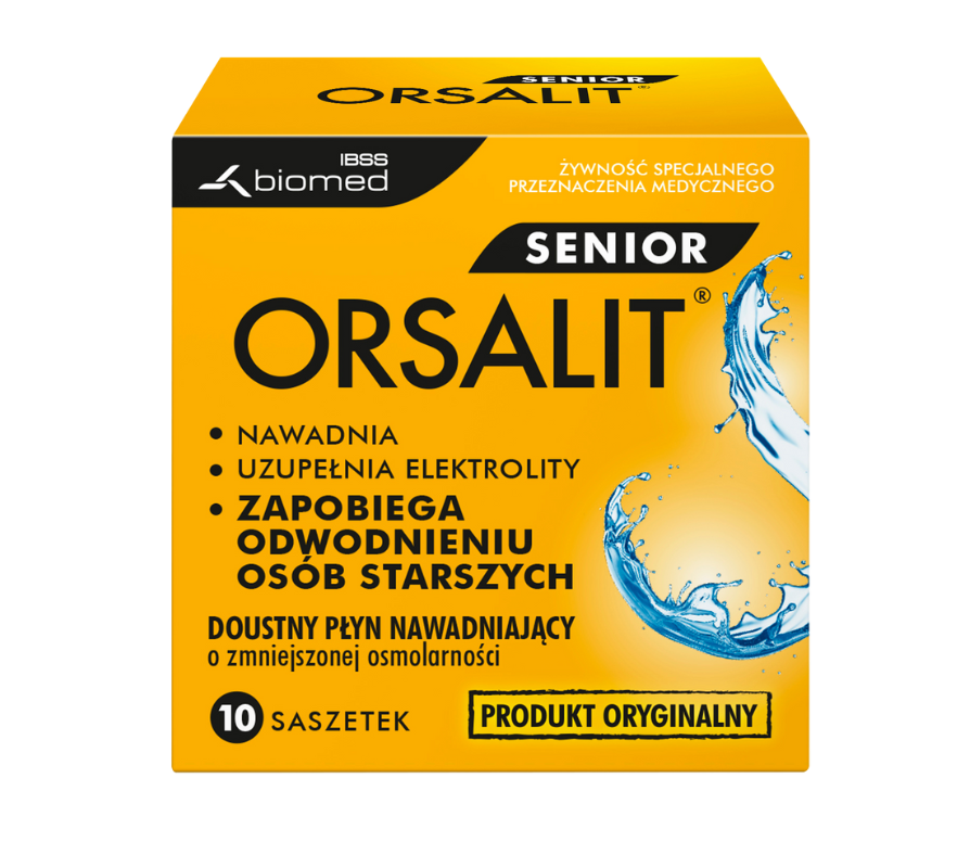 Ibss Biomed Orsalit Senior doustny płyn nawadniający, 10 sasz.