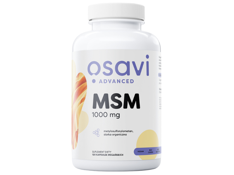 OSAVI Advanced MSM, kapsułki, 1000 mg, 120 kaps.