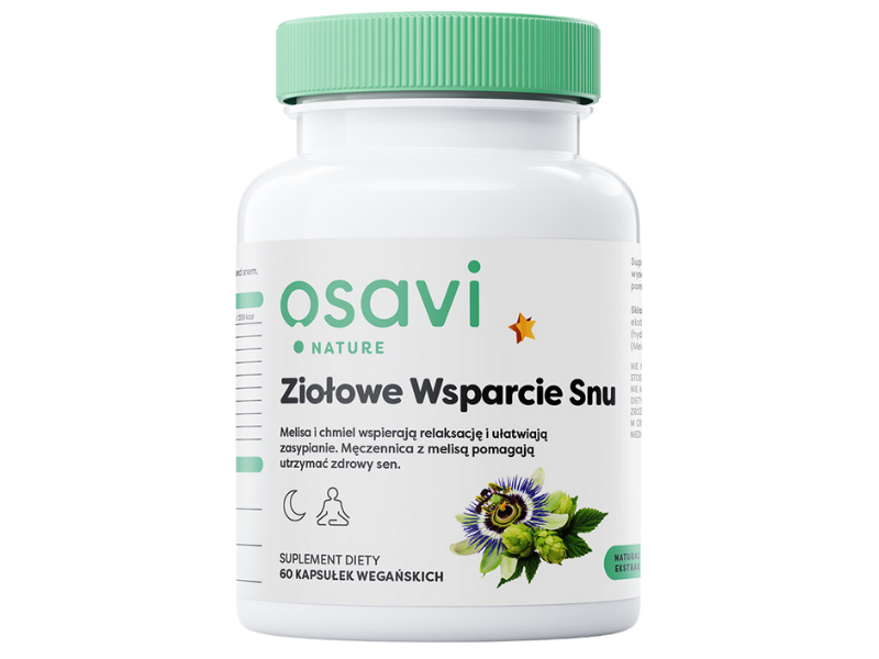 OSAVI ziołowe wsparcie snu (relaksacja i ułatwiani, kapsułki, 60 kaps.