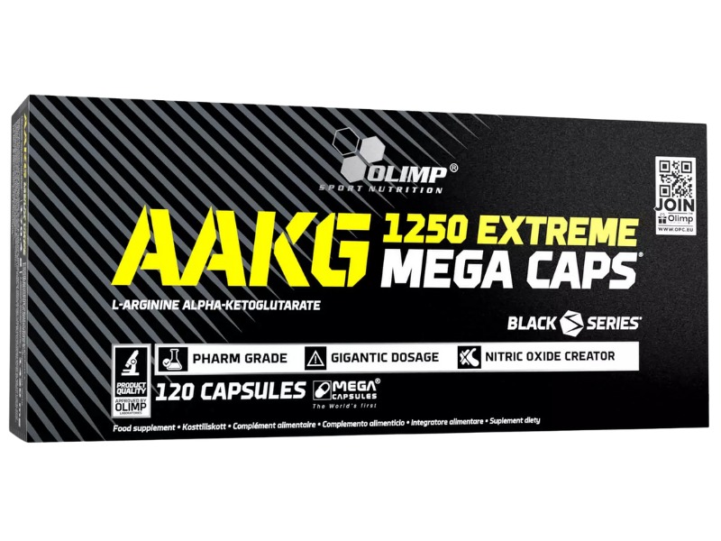 Olimp AAKG Extreme 1250 Mega Caps, kapsułki, 120 kaps.