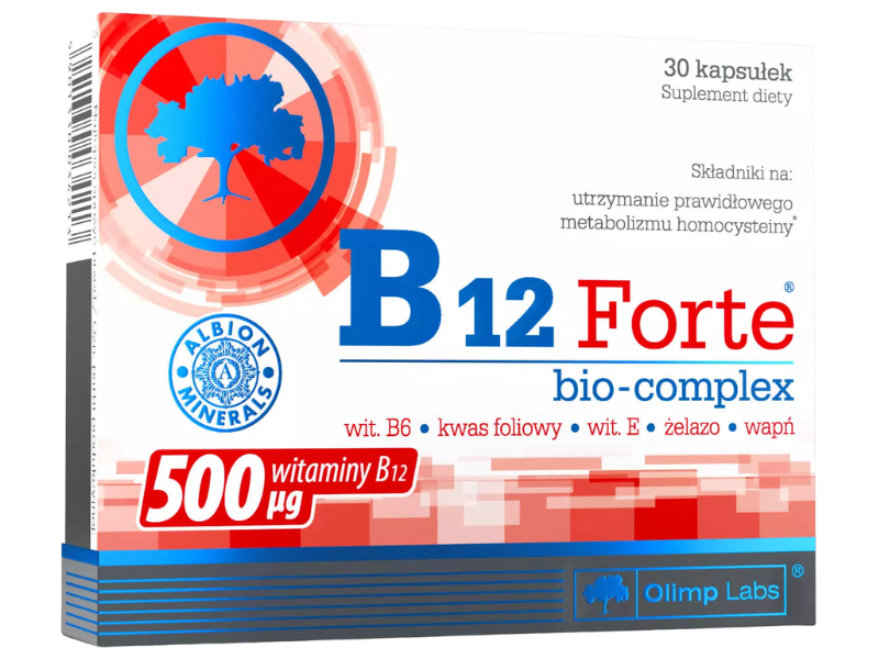 Olimp B12 Forte Bio-Complex, kapsułki, 30 kaps.