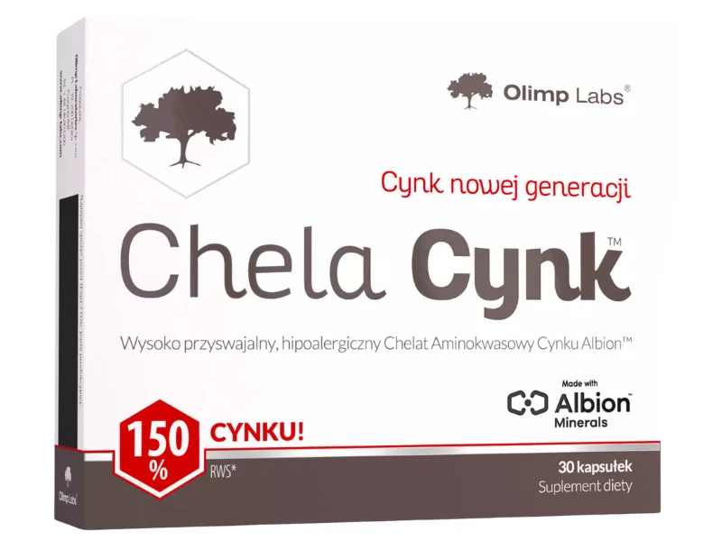 Olimp Chela-Cynk, kapsułki, 15 mg, 30 kaps.
