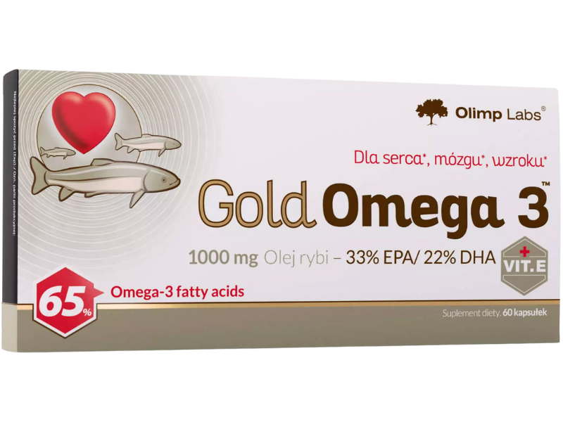 Olimp Gold Omega 3, kapsułki miękkie, 60 kaps.