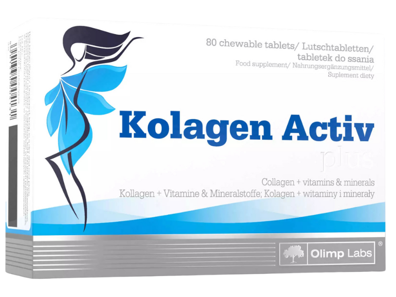 Olimp Kolagen Activ Plus, tabletki do ssania, 80 tabl.