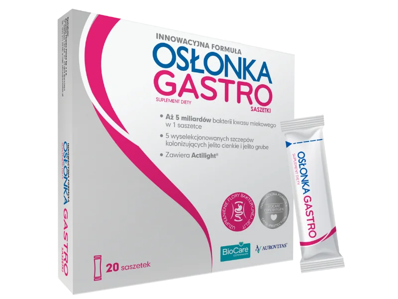 Osłonka Gastro, saszetki, 20 sasz.
