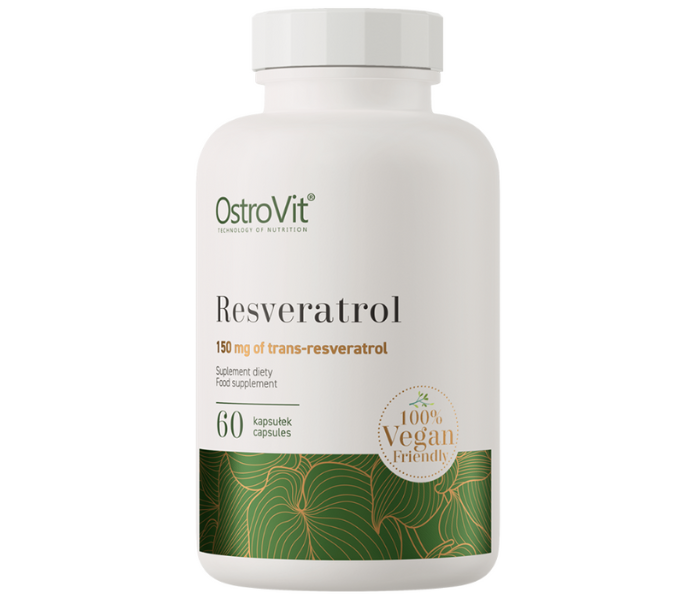 OstroVit Resweratrol, kapsułki, 150 mg, 60 kaps.
