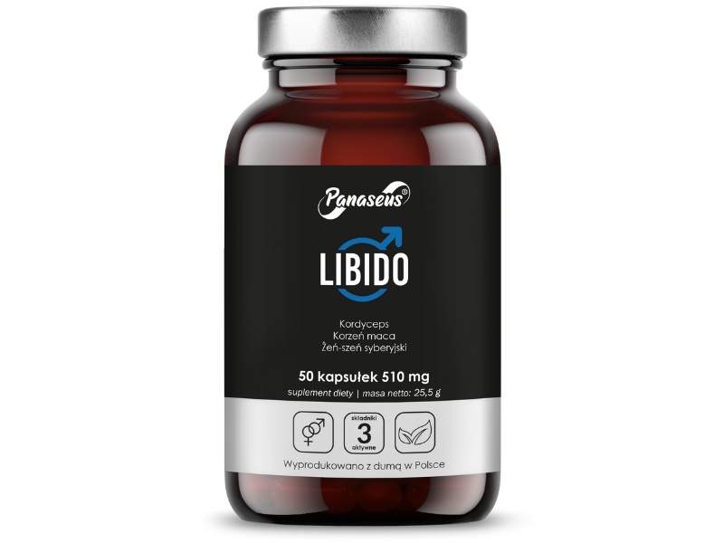 Panaseus Libido mężczyzna, kapsułki, 50 kaps.