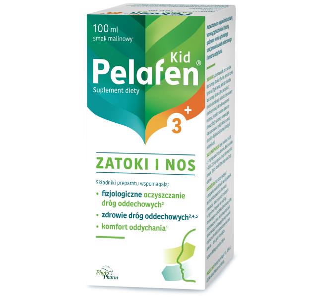 Pelafen Kid 3+ zatoki i nos, syrop, 100 ml