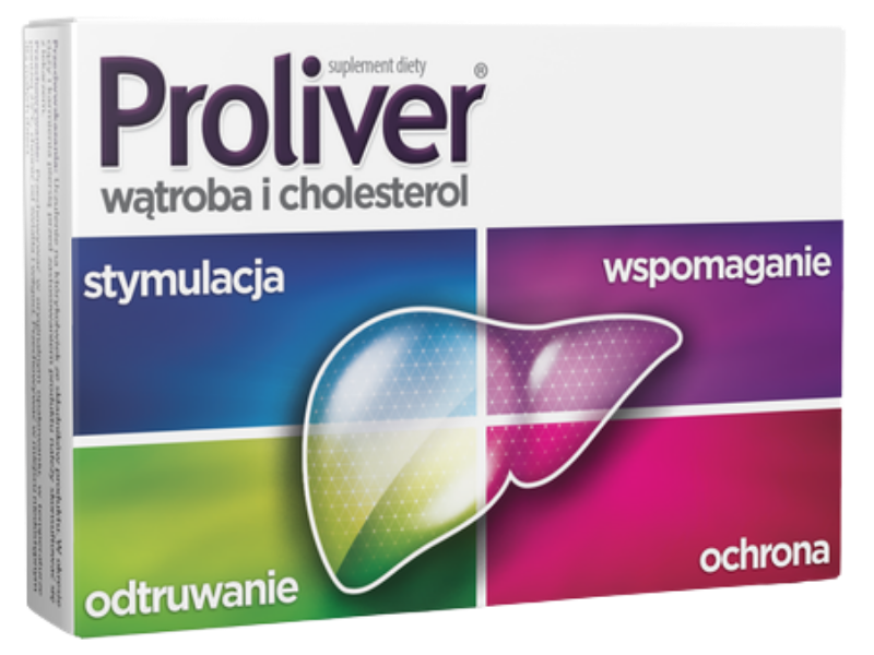 PROLIVER WĄTROBA tabletki wspomagające pracę wątroby, 30 tabl.