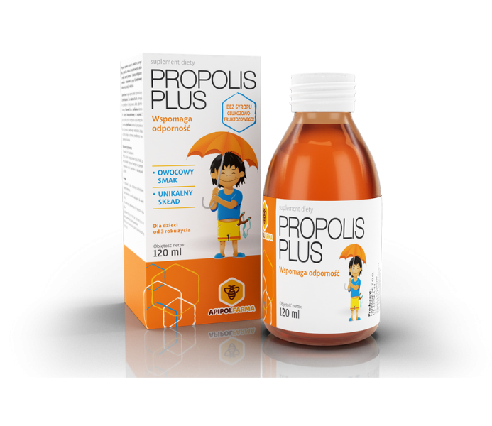 Apipol Propolis Plus, syrop, 120 ml
