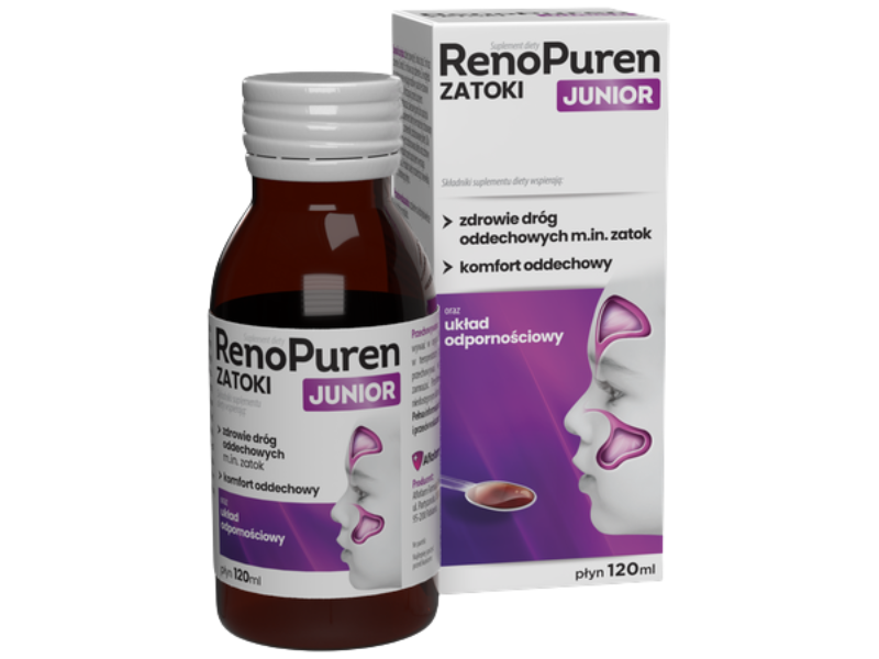 Renopuren Zatoki Junior, płyn, 120 ml