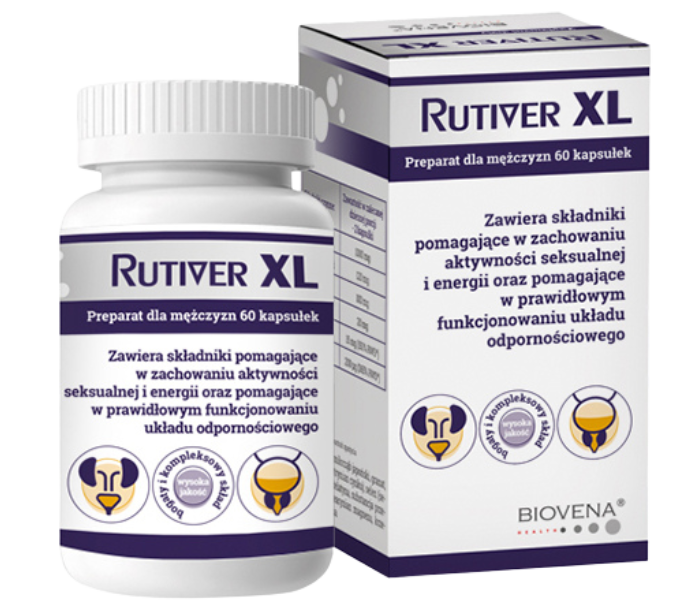 Rutiver XL, kapsułki, 60 kaps.