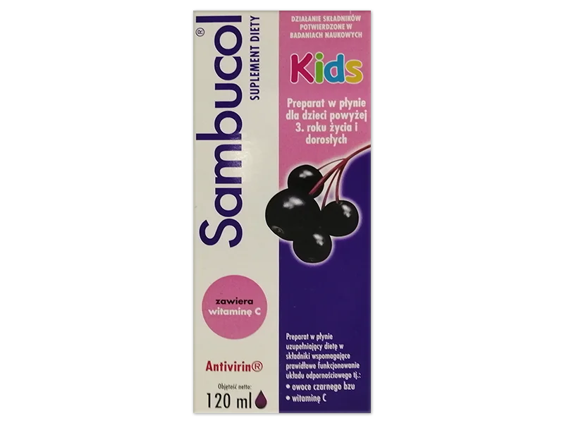 Sambucol Kids, syrop, 120 ml