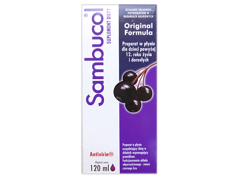 Sambucol Original Formula, płyn, 120 ml