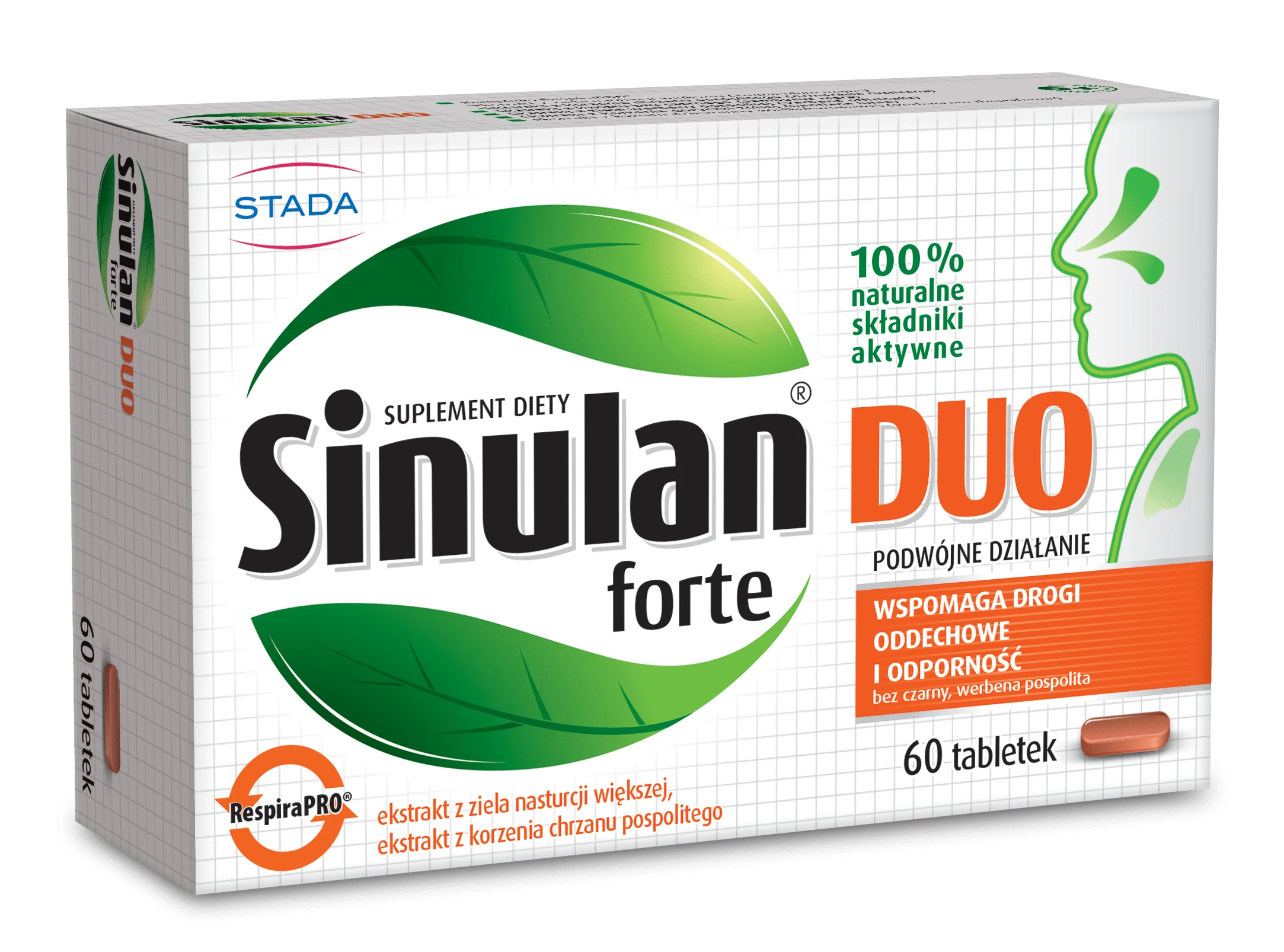 Sinulan DUO FORTE, tabletki, 60 tabl.