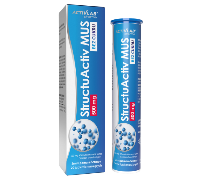 Activlab Pharma Structuactiv Mus, tabletki musujące, 20 tabl.
