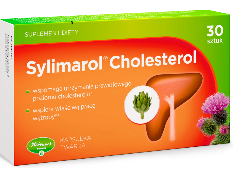 Sylimarol Cholesterol, kapsułki, 30 kaps.