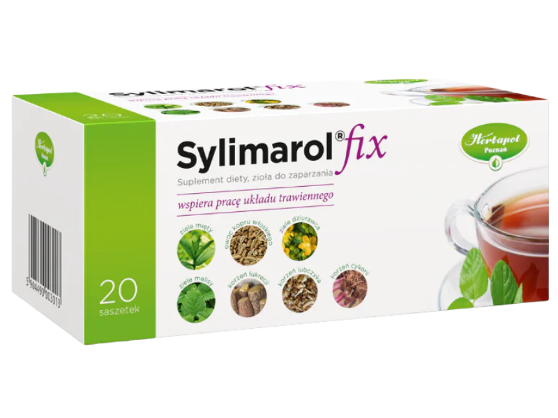 Sylimarol Fix, zioła do zaparzania, 20 szt.