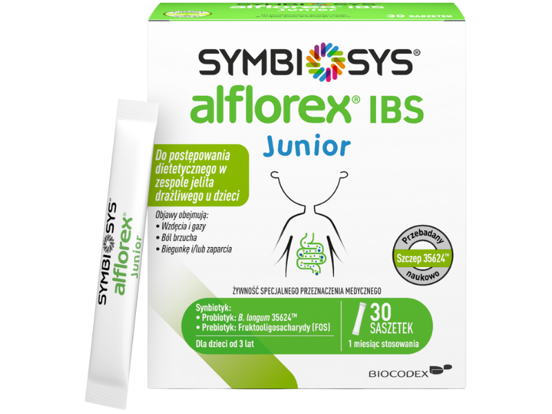 Symbiosys Alflorex IBS Junior, saszetki, 30 sasz.