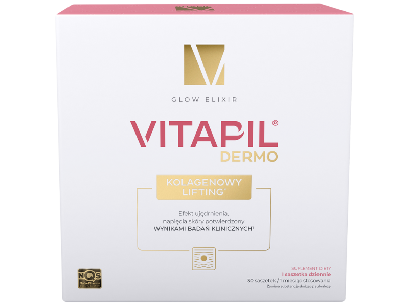 Nutropharma Vitapil Dermo kolagenowy lifting, saszetki, 30 sasz.