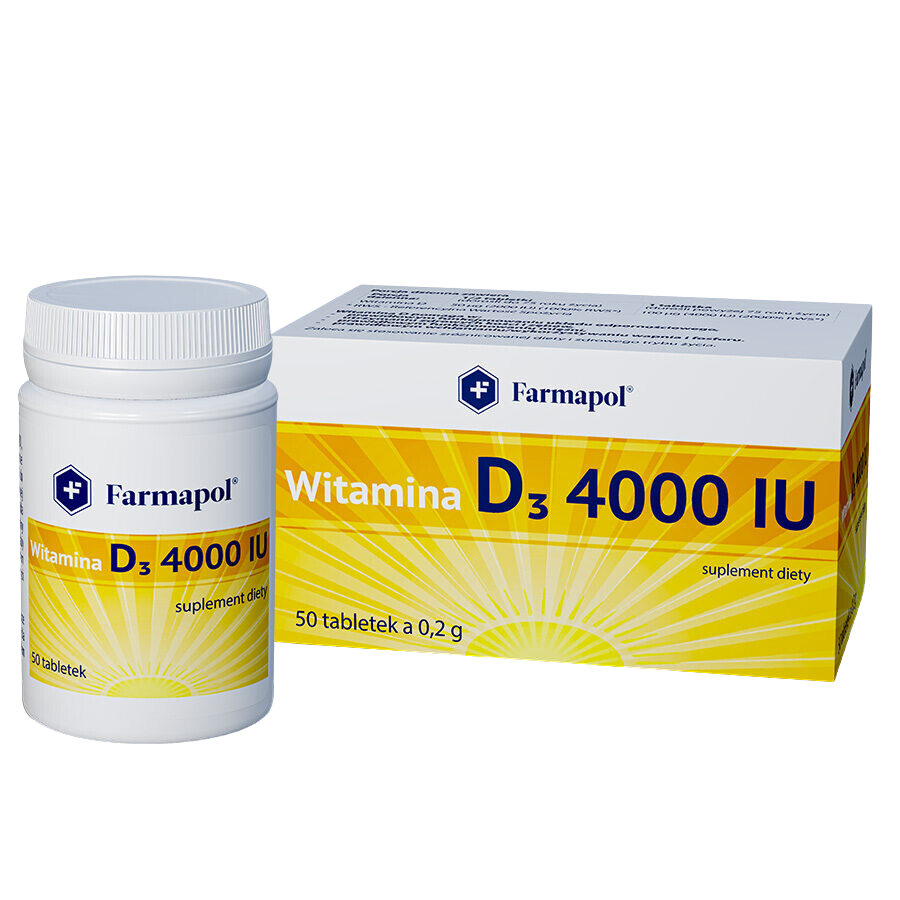 Farmapol Witamina D3, tabletki, 50 tabl.