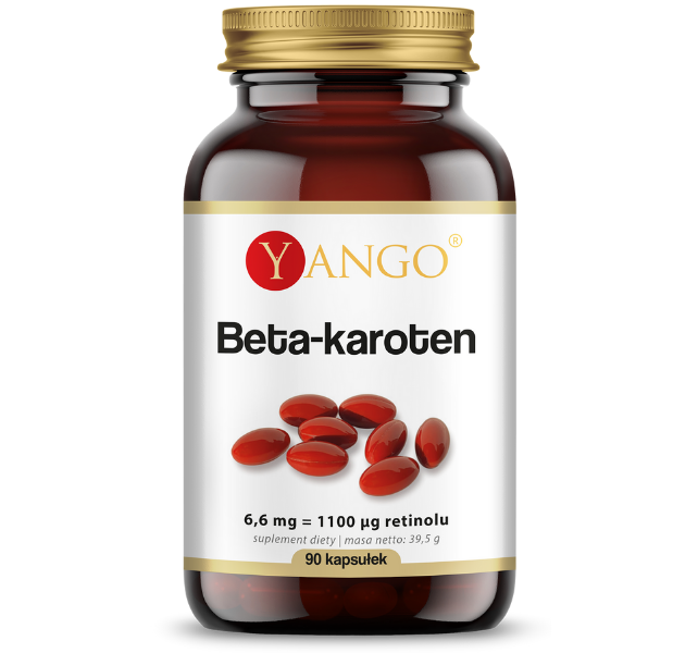 Yango Beta-karoten, kapsułki, 6,6 mg, 90 kaps.