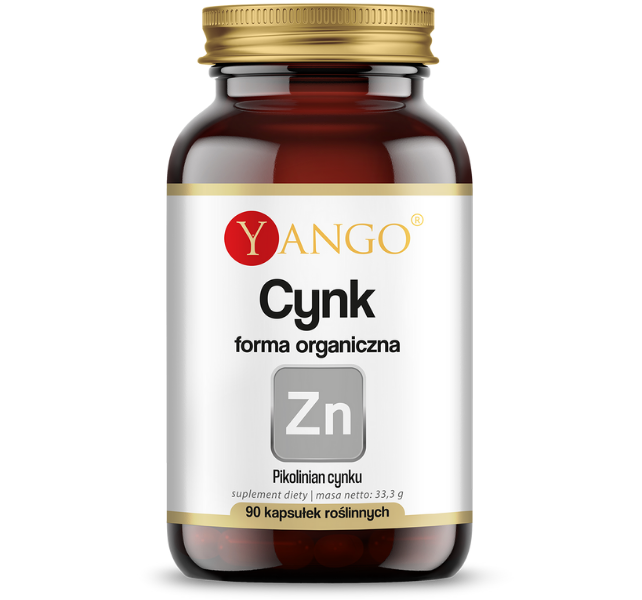 Yango Cynk organiczny, kapsułki, 90 kaps.