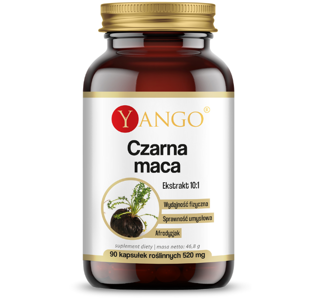 Yango Czarna maca, kapsułki, 90 kaps.