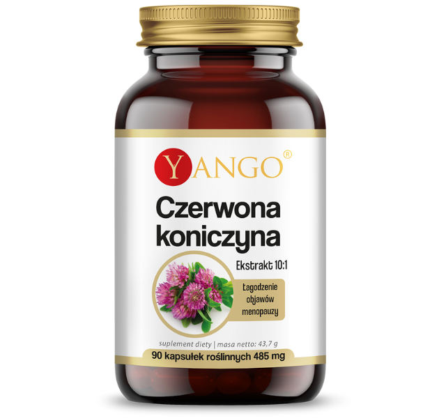 Czerwona koniczyna ekstrakt, kapsułki, 90 kaps.