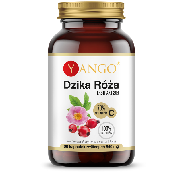 Yango Dzika róża, kapsułki, 640 mg, 90 kaps.