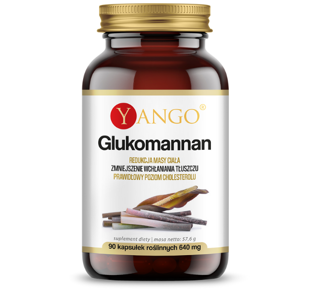 YANGO Glukomannan, kapsułki, 90 kaps.