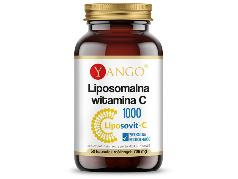 Yango liposomalna witamina C, kapsułki, 60 kaps.