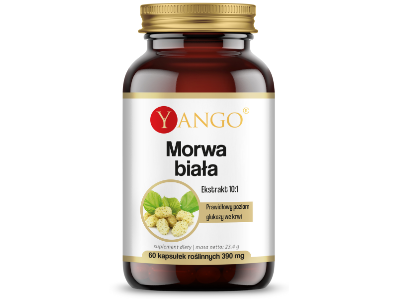 Yango morwa biała – ekstrakt, kapsułki, 60 kaps.
