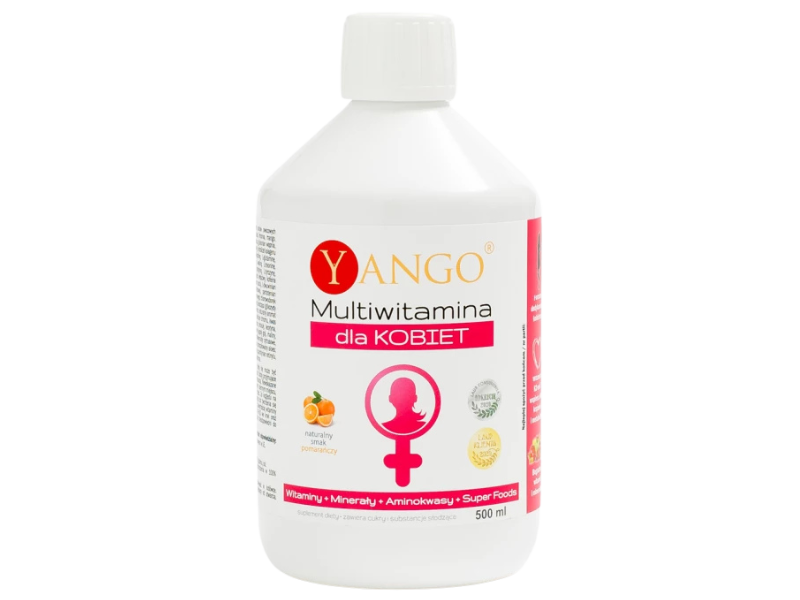 Yango multiwitamina dla kobiet, płyn, 500 ml