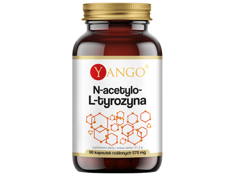 Yango N-Acetylo-L-Tyrozyna, kapsułki, 570 mg, 90 kaps.