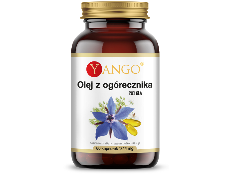 Yango olej z ogórecznika, kapsułki, 60 kaps.
