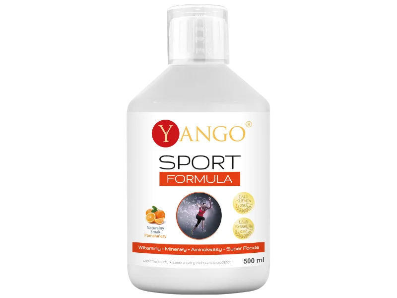 Yango Multiwitamina sport formuła, płyn, 500 ml